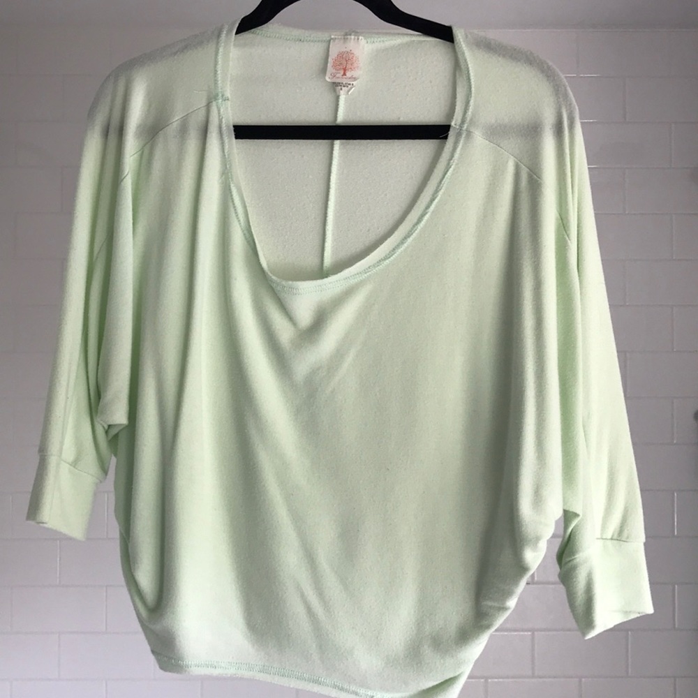 Swoop Neck Comfy Sweatshirt